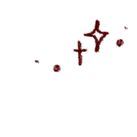 a red drawing of a cross on a black background