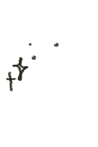 a black and white image of a cross on a black background