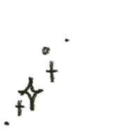 a black and white image of a cross